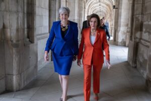 Theresa May Instagram - It was a great pleasure to host my friend @speakerpelosi at Parliament for a discussion of the 🇬🇧🇺🇸 partnership and our shared challenges at home & abroad. 

In a world where our values are under threat, the alliance between our two countries has never been more important.