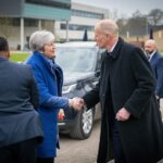 Theresa May Instagram - Yesterday I visited Salisbury, six years on from Russia’s brazen use of a chemical weapon on British soil. It was a pleasure to thank staff at @dstlmod Porton Down for their professionalism — and for everything they do away from public view to keep our country safe.