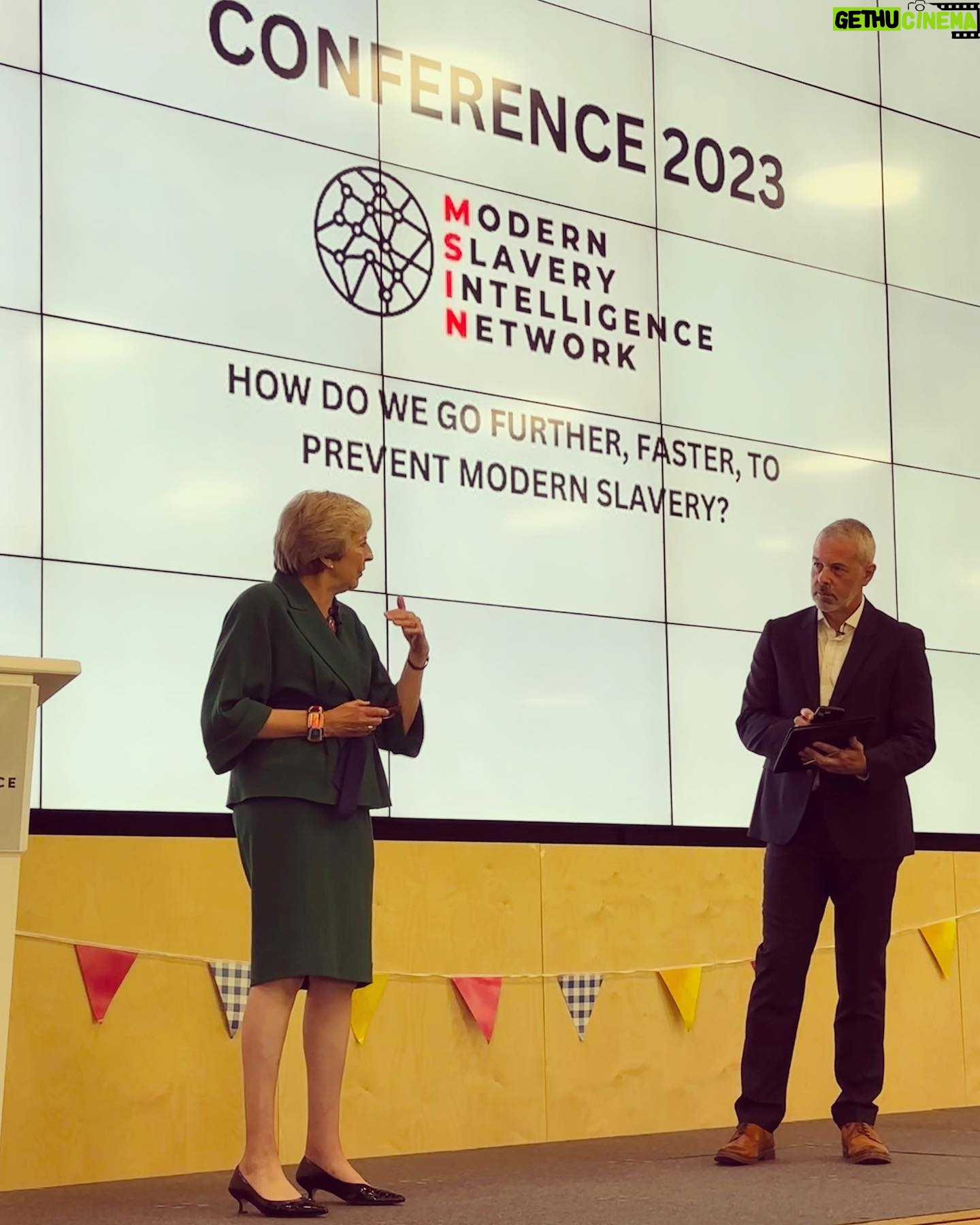 Theresa May Instagram - Yesterday I addressed business leaders including from @tescofood @sainsburys @marksandspencer about tackling modern slavery in global food supply chains. Encouraging to see our biggest businesses committed to disrupting & preventing worker exploitation here in the UK & around the world.