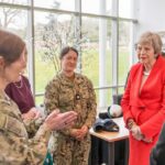 Theresa May Instagram – Pleasure to mark #IWD2023 earlier this week by speaking to military personnel at @natomaritime Northwood on leadership & military success. Women remain underrepresented in leadership roles, but we are making good progress.
