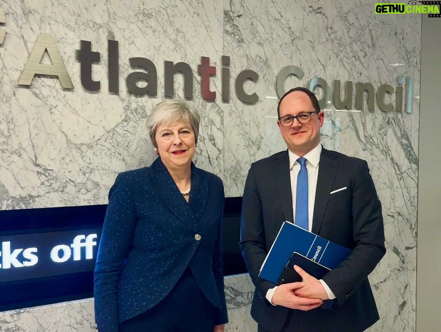 Theresa May Instagram - Six years on from Russia’s reckless use of a nerve agent on the streets of Salisbury, I spoke to the @atlanticcouncil yesterday about the importance of a strong and unified Western alliance. We must continue to stand up for our values in the face of Russian aggression.