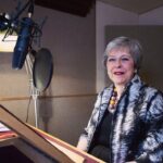 Theresa May Instagram - Politicians are used to being in front of the microphones but recording an audiobook is a new experience! #TheAbuseOfPower is available to pre-order now - link in bio. #newbook #newbooks #abuseofpower @headlinebooks