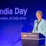 Theresa May Instagram - ‪From where I stand today I see the very modern face of UK-India relations. World-leading businesses. Cutting-edge technology. ‬ ‪#IndiaDay 🇬🇧🇮🇳‬