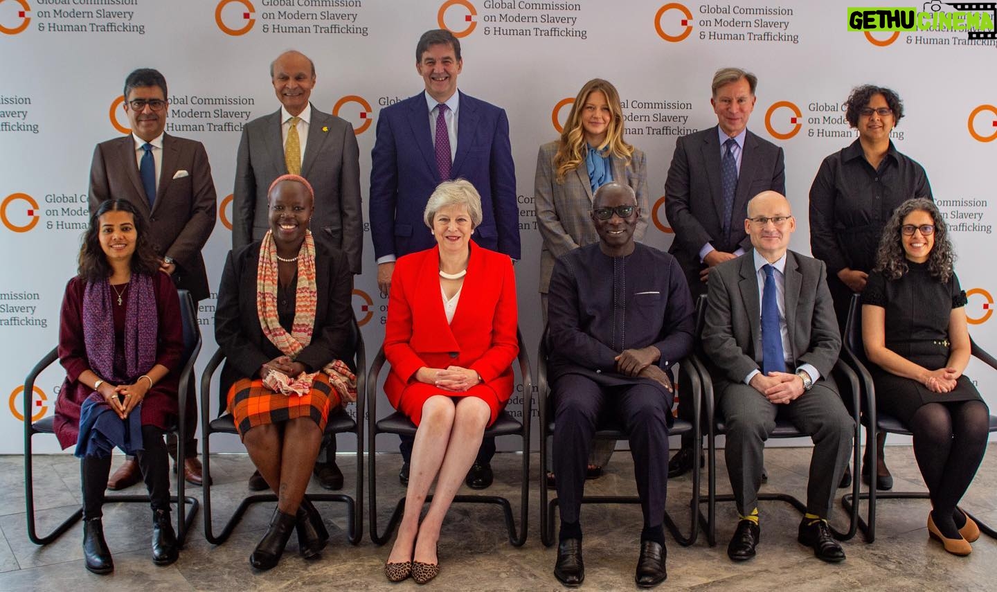 Theresa May Instagram - Yesterday I launched the Global Commission on Modern Slavery & Human Trafficking – an initiative that aims to restore political momentum on eradicating slavery, trafficking & forced labour from our world. Our Commissioners come from across the globe, comprising former world leaders, CEOs, academics & civil society leaders. These are people with the profile, expertise & experience to drive action on exploitation up the political agenda. The Commission will mobilise the evidence base and facilitate international collaboration. Find out more at modernslaverycommission.org