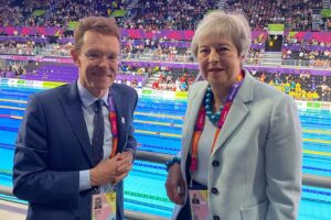 Theresa May Instagram - A privilege to cheer on @officialteamengland at the #CommonwealthGames in Birmingham, having given the go ahead for the bid in 2017.

As we host 4,600 athletes from 72 Commonwealth nations and territories these games proudly showcase the UK once again on the global stage. 

The games are also a valuable source of investment, trade & tourism in the Midlands, creating over 40,000 jobs and volunteering opportunities & leaving a lasting legacy for the region.

Thank you to all the athletes, staff & volunteers that have made it possible.