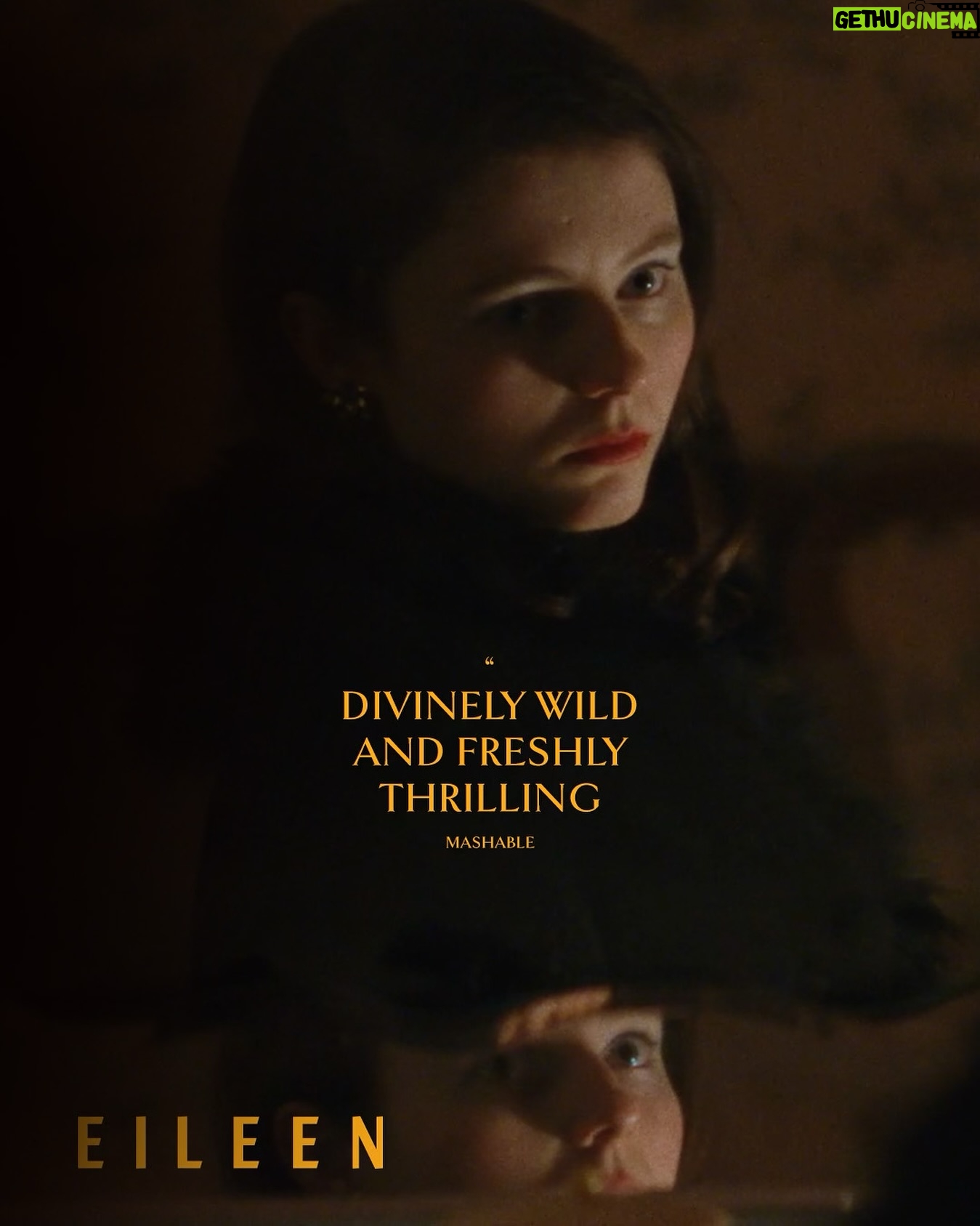 Thomasin McKenzie Instagram - “You will absolutely scream as a rushed confession spills like red wine, dark and damning.” Based on the book by best-selling author Ottessa Moshfegh, EILEEN, starring Thomasin McKenzie and Anne Hathaway, is playing in theaters: bit.ly/EileenTix