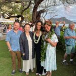 Tia Carrere Instagram – Back in Hawaii for a bit of work, but I always manage to squeeze in as much fun as possible! #food #friends #fish #fun 🌴