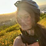 Tia Carrere Instagram – Went up and down this mountain 6x yesterday. I was feeling inspired 🚴🚴‍♂️