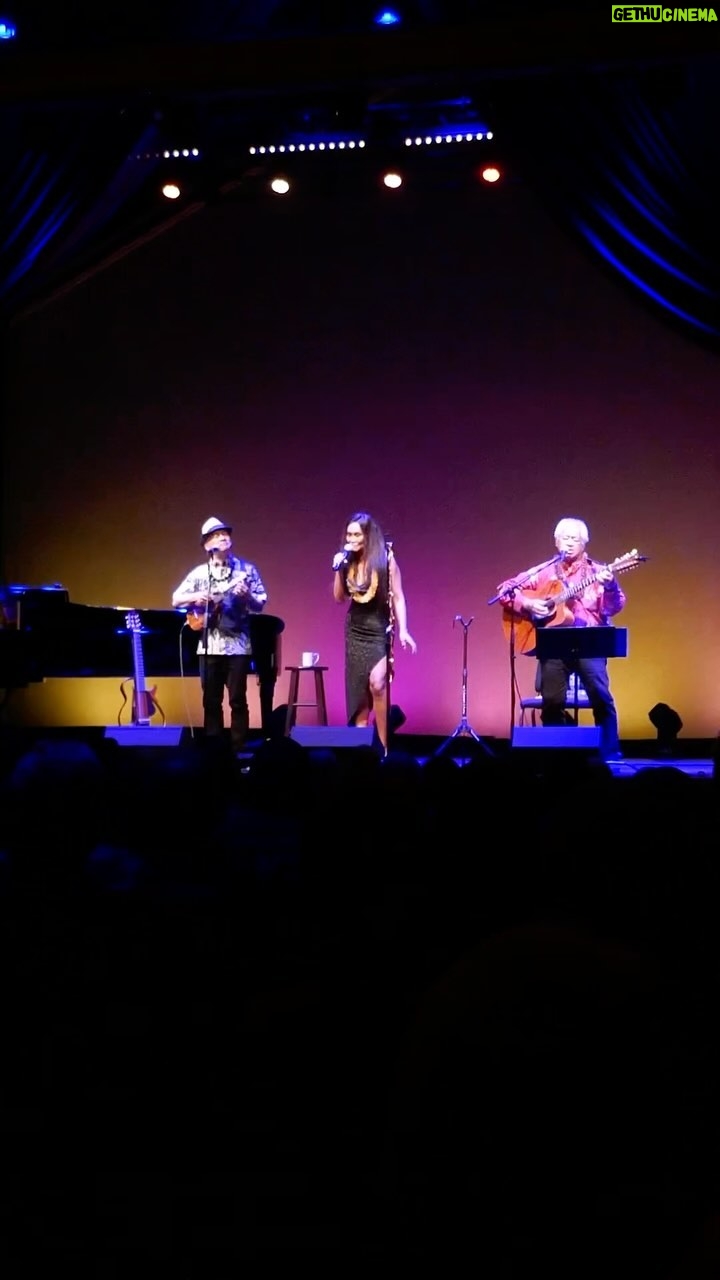 Tia Carrere Instagram - An enchanting night with the Masters of Hawaiian Music, featuring Grammy-winning talents George Kahumoku Jr. and Daniel Ho, alongside the mesmerizing Tia Carrere, skillfully shared the rich culture and folklore of Hawaii, turning The Barns into a Pacific paradise!๐บ๐ถ #WolfTrap #HawaiianMusic #CulturalJourney #TiaCarrere #DanielHo #GeorgeKahumoku