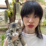 Ticha Wongtipkanon Instagram – Even though it’s a bad day, we both still look good bro.🐾