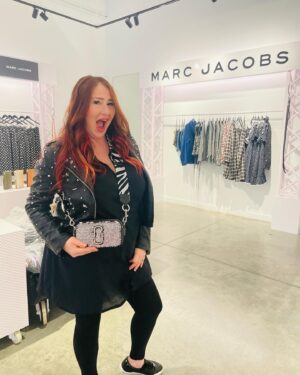 Tiffany Instagram - Thank you @marcjacobs for having me in store today ..love my new TOUR fun , purses , clothing & travel bags ..oh what a lucky girl i am ..truly appreciate it all ❤️thank you Robin For a great day 😘 #marcjacobs #vip #tourlove #happygirl #ilovemarcjacobs #tourgear