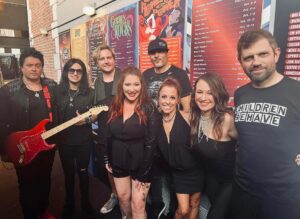 Tiffany Instagram - Once Again this amazing group of Fantastic Talent Rocked the stage😘 ..Thank you to the band  @❤️epcotfoodandwine @waltdisneyworld such a fun time …#thankyou  TeamTiff #❤️ Thank you to The band 😘 #goodtimes