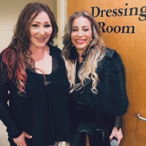 Tiffany Instagram - Last nights show with this #powerhouse #beauty @therealtaylordayne she’s on fire! She always puts on a great show! Quick pic after my show before she took the stage ❤️ #dressingroom #browardtheatreofperformingarts #taylordayne #tiffany