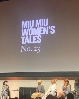 Tiffany Boone Instagram - awkward winks and tasty drinks 
@miumiu Women’s Tales No.23