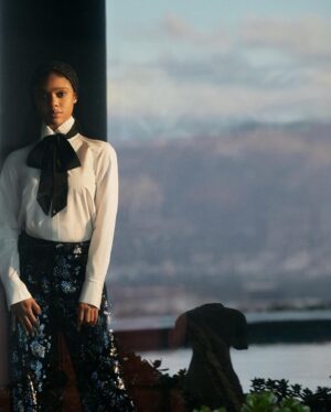 Tiffany Boone Instagram - So excited to finally share my @lafayette148ny holiday campaign. Spent a day in the Hollywood Hills playing dress up in these luxurious, sexy, effortless looks. Thank you to @emilysmithlaf148 and the whole team that made it happen. Click the link in my bio to see the whole campaign and shop some holiday goodies 😉 #brandambassador 
Braids: @journey_braids_ 
Hair styling: @marciahamilton 
Makeup: @tashareikobrown