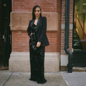 Tiffany Boone Instagram - Spent a couple of days in NY with @emilysmithlaf148 and the amazing people over @lafayette148ny. Click the @voguemagazine link in my bio to learn more about my upcoming holiday campaign with the brand, what I’m feeling for fall and some @9strangershulu talk. #L148collective #LafayettePartner