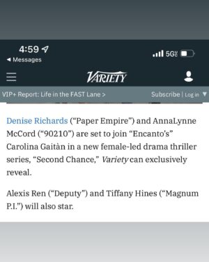 Tiffany Hines Instagram - OMG this secret was a hard one to keep! So glad the cat is finally out of the bag! Had the best time working on this project! Can’t wait to share our show with you all next year! 😜😊🙏🏽 #grateful #newproject #comingsoon #secondchance