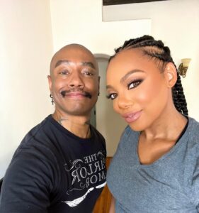 Tiffany Hines Instagram - Working with the amazing @makeupbykai today!  Flawless work as always! 💋💄♥️