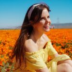 Tiffany Alvord Instagram - ✨Nothing like poppy fields in spring! 🥰 // Also have you seen my new video? // link in Bl0 🎶// It’s a video of me singing first ever cover on YouTube! 💭 Fun-fact I had a first kiss in a poppy field! 🙈
