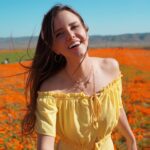 Tiffany Alvord Instagram - ✨Nothing like poppy fields in spring! 🥰 // Also have you seen my new video? // link in Bl0 🎶// It’s a video of me singing first ever cover on YouTube! 💭 Fun-fact I had a first kiss in a poppy field! 🙈
