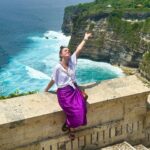 Tiffany Alvord Instagram - 🥺 This was such a beautiful temple! The coast view was insane!! This is also where a monkey stole my phone (and an employee retrieved it 😭🙏). I highly recommend for anyone visiting Bali! 💕 💥 If you see slide 4 this was them bargaining to get a guys glasses back. 😂 Legit within ten minutes the monkeys stole 3 separate people’s glasses OFF THEIR FACES while they were taking pictures haha. The monkeys were savage! All in all such a cool experience!!