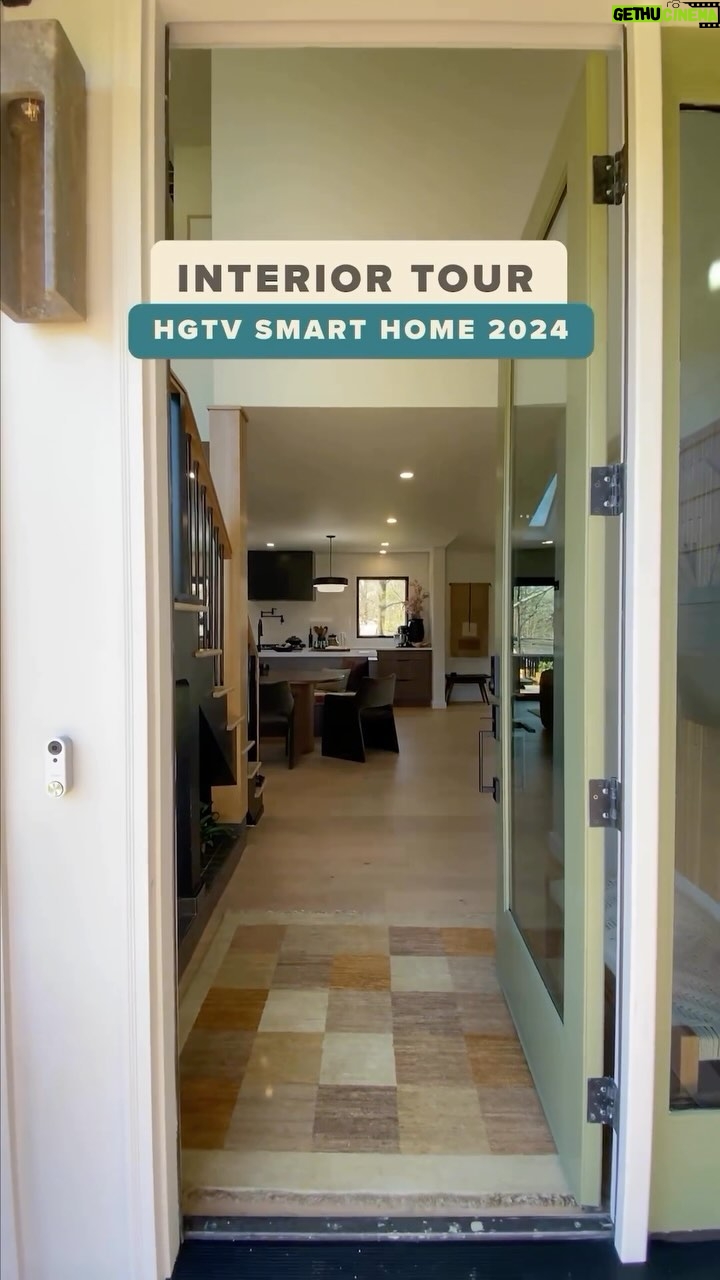 Tiffany Brooks Instagram - It’s tour time! ⏰ (and almost sweepstakes time!) Don’t forget to enter for your chance to win this serene sanctuary starting this Friday, 04/19, at HGTV.com/Smart. 🎦: @hgtv . . . #hgtvsmarthome #sweepstakes #tour #win #prize #midcentury #modern