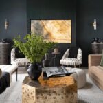 Tiffany Brooks Instagram - It's almost that time of year again... #Throwback to last year's luxe living room ✨ . . . #getexcited #HGTVSmartHome #HGTV #SmartHome #interiordesign #newmexico