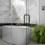 Tiffany Brooks Instagram - Physically I'm here, but mentally I'm relaxing in the main bath of HGTV Smart Home 2024 🛀🏾 Which one from the past few years is your favorite? . . . #HGTV #smarthome #relaxation #bathroomdesign #interiordesign #pickone #favorite