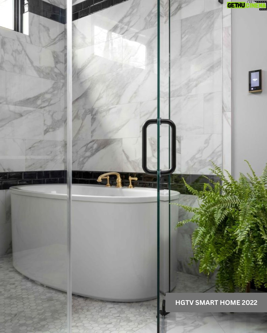 Tiffany Brooks Instagram - Physically I'm here, but mentally I'm relaxing in the main bath of HGTV Smart Home 2024 ππΎ Which one from the past few years is your favorite? . . . #HGTV #smarthome #relaxation #bathroomdesign #interiordesign #pickone #favorite