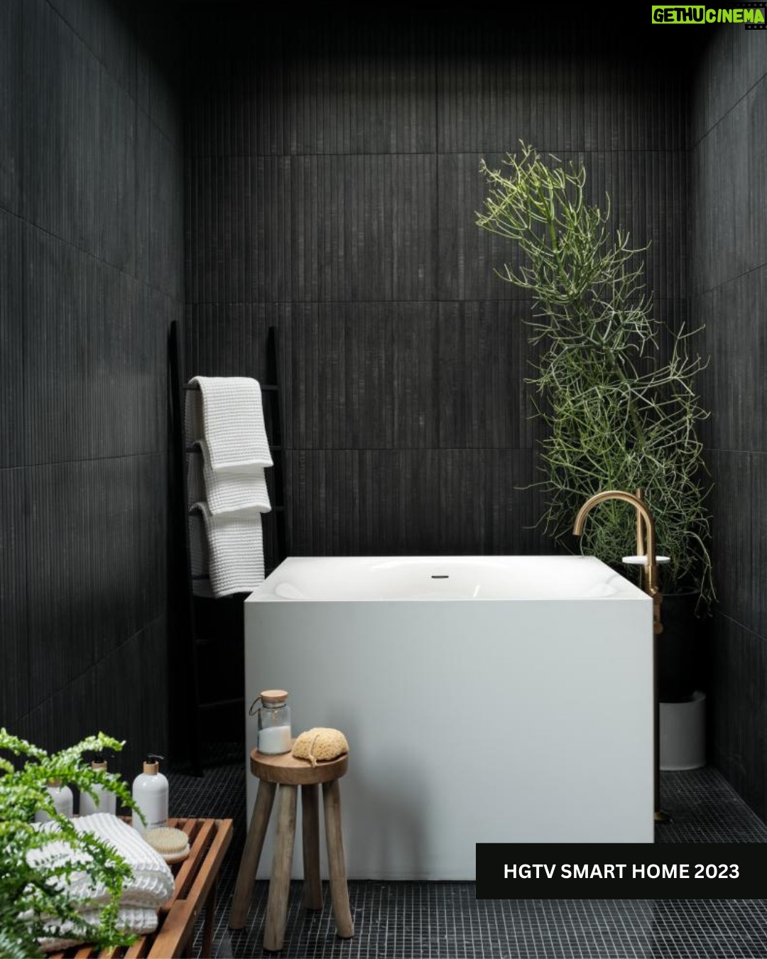 Tiffany Brooks Instagram - Physically I'm here, but mentally I'm relaxing in the main bath of HGTV Smart Home 2024 ππΎ Which one from the past few years is your favorite? . . . #HGTV #smarthome #relaxation #bathroomdesign #interiordesign #pickone #favorite