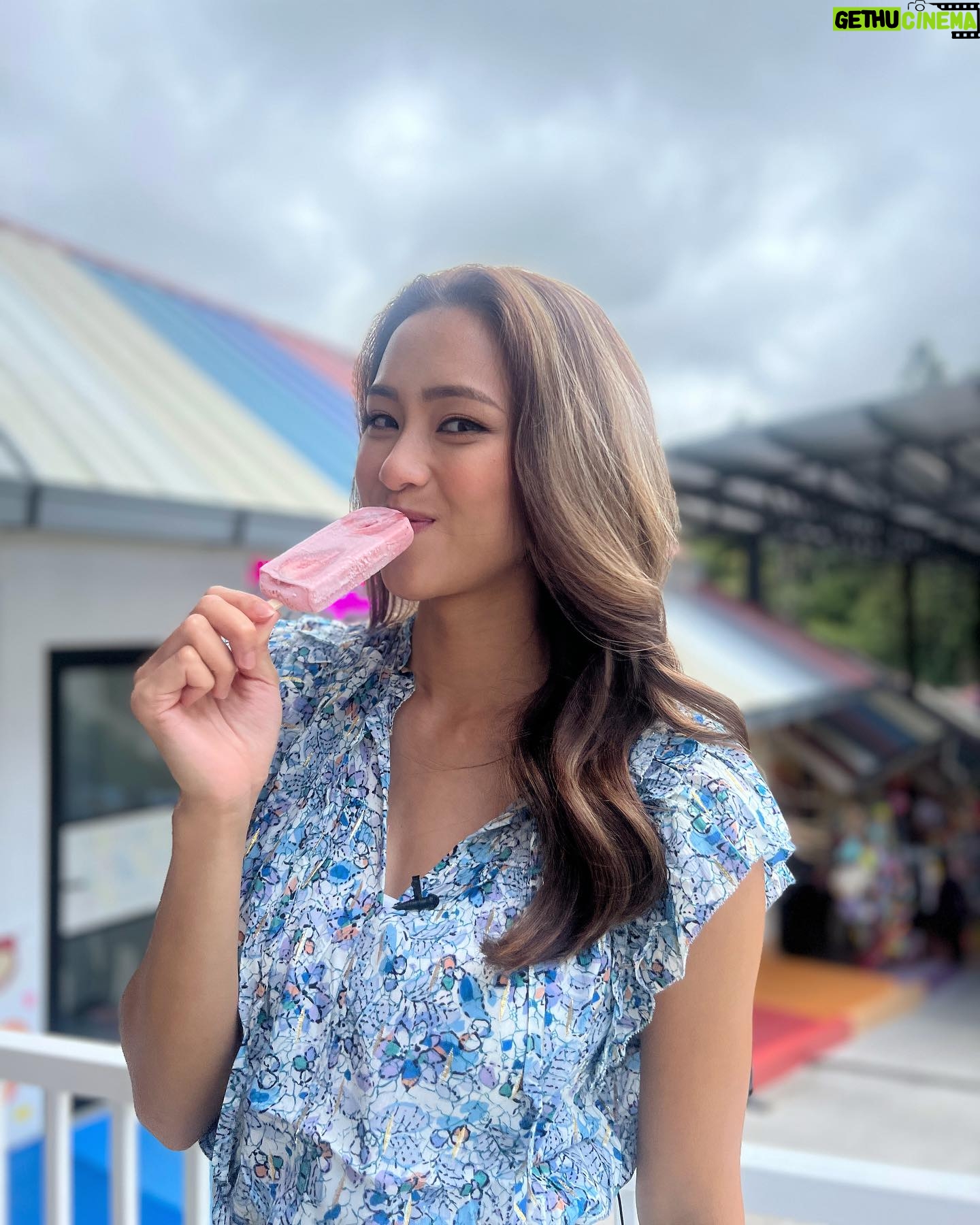 Tiffany Lau Instagram - homemade strawberry popsicle? YES PLEASE 😋🍓