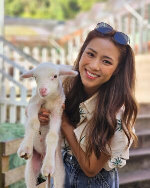 Tiffany Lau Instagram - literal cuteness overload 😍🥹🐑 from what i can remember, all i could say was “awwwwhhh” & “好得意呀”!!! 🫣😳
馬來西亞嘅朋友，今晚有得睇啦!!! 🤭 
#心度遊 9:00pm on AstroTVB Jade 📺