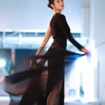 Tiffany Lau Instagram – it was cold and my feet were hurting from walking and standing so long with the heels… but you can’t tell right? 🫣😅
