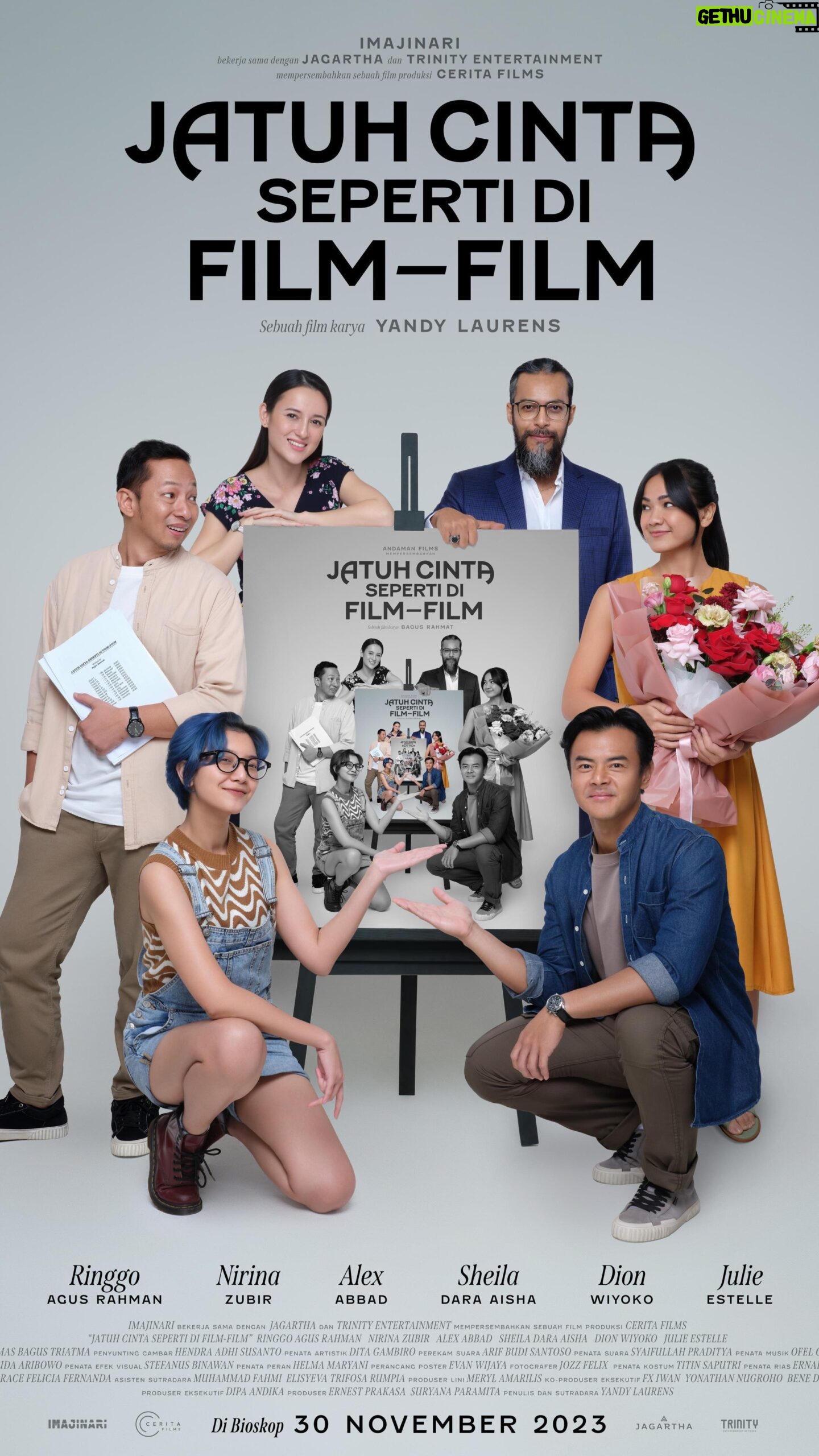 Tika Bravani Instagram - Saya jarang posting. Sekalinya posting, film teman saya. Film yang benar-benar bagus. Tipe film yang abis nonton dibahasnya lama. Jarang film Indonesia begitu. Karena emang sebagus itu. Cerita, pemain, pengadeganan, semua aspek.. jenius. Beneran. Buktikan ya, di bioskop tanggal 30 November. Nggak boleh banget dilewatin. Beneran. Selamat buat cast dan crew Jatuh Cinta Seperti di Film-Film. Kalian juara π @jatuhcintasepertidifilm @yndlaurens @ernestprakasa @nirinazubir_ @ringgoagus @sheiladaisha @dionwiyoko