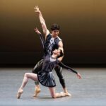 Tiler Peck Instagram - Movin’ and groovin’ in the premiere of @justin_peck ‘s Dig The Say! Absolutely loved dancing with @roman.julian.mejia every minute last night 💥 We left it all on the dance floor and had a blast while doing so! #openingnight #premiere #ballet #pasdedeux #gala #costume #performance #liveperformance