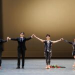 Tiler Peck Instagram - Movin’ and groovin’ in the premiere of @justin_peck ‘s Dig The Say! Absolutely loved dancing with @roman.julian.mejia every minute last night 💥 We left it all on the dance floor and had a blast while doing so! #openingnight #premiere #ballet #pasdedeux #gala #costume #performance #liveperformance