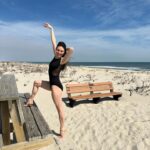 Tiler Peck Instagram - Caught sun bathing ☀️ Sometimes when the weather is nice and you forget your bathing suit, your cute @sodancausa leo comes in handy! #beach #beachlife #leotard #ballerina #sundayfunday #sunday #sodancausa #sodancers