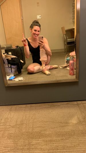 Tiler Peck Instagram - Next step in the recovery process: weight bearing!

Laying down and using the springs allows me to put weight on the pointe shoes without feeling the full force of gravity 

This allows me to work my way up to fully standing on pointe! 

#recovery #process #pointe #pointeshoes #ballerina #ballet #injury #recovery