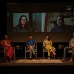 Tillotama Shome Instagram – A retrospective , a remembrance of Irrfan’s films @g5afoundation made that much more special by the presence and curiosity of the inimitable @sikdarsutapa 
It was so wonderful to be united with the Qissa family. @wanderingfilmcompany @tiscaofficial @rasikadugal 
@nikkhiladvani sent early morning messages and did not stop until he could rally everyone together.
Moderated by @aseemc22 
The sound of a child playing at the background of Anups home was the bonus.