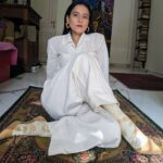 Tillotama Shome Instagram - Magic carpet moments. Lace shirt from @homelandelegies Pants @1111clothing Flower dyed Sock game on @kokun.india HMU @themakeupwaley @hairstyler_artist Jewellery @e3kjewelry Assisted and photographed by @raju.mahto8march