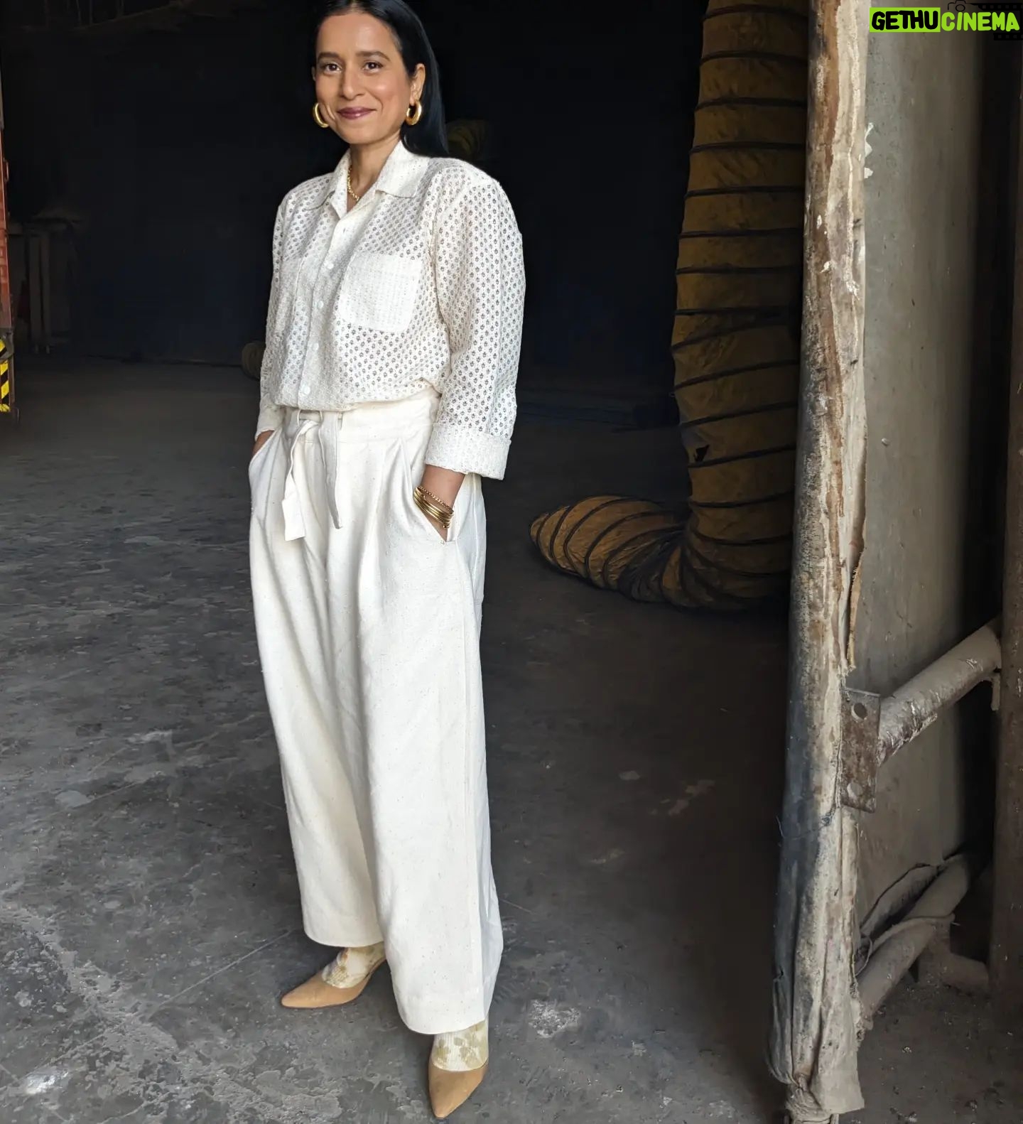 Tillotama Shome Instagram - Magic carpet moments. Lace shirt from @homelandelegies Pants @1111clothing Flower dyed Sock game on @kokun.india HMU @themakeupwaley @hairstyler_artist Jewellery @e3kjewelry Assisted and photographed by @raju.mahto8march