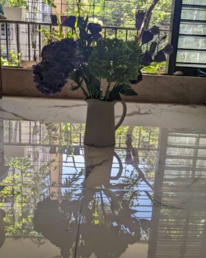 Tillotama Shome Instagram - Happy Sunday All!!
Eustomas and Hydrangea love for the week to come from @theflowershop.one 
A broken Eustomas for a shot of love.