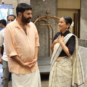 Tillotama Shome Instagram - It was such an honour to meet a man with such an appetite for reinventing himself, with a singular focus on giving back, the openness to work with young directors, the curiosity to understand cutting edge technology and above all gracious warmth communicated through a few words.
The legendary @mammootty
Thank you @mbifl for this inspiration and for inviting me. 
Grateful.