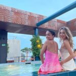 Tilly Keeper Instagram - goodbye clouds of grey, hello skies of blue, a dip in the pool…