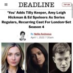 Tilly Keeper Instagram - ✨ hello @younetflix ✨