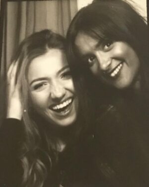 Tilly Keeper Instagram - two actresses walk into a bar...