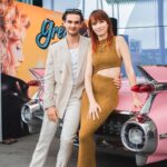 Tinne Oltmans Instagram - Hopelessly devoted in een lege foyer. In september & oktober in een volle zaal. ✨🧡 @greasethemusicalbe