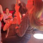Tinne Oltmans Instagram – Well.. that escalated quickly from karaoke animal to professional pole dancer. 
Swipe to last.. #ikhebditéchtnognooitgedaan
#birthday #karaoke #poledance @joyt.antwerpen