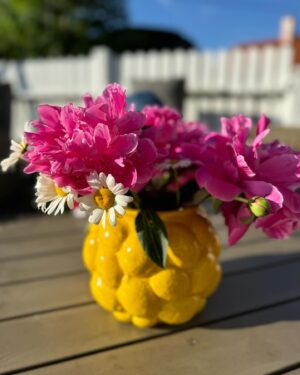 Tiril Sjåstad Christiansen Instagram - Årets første pioner 🌸 Krabbefiske 🦀 Vårmarked på Sandøya 🐚 Sene kvelder på verandaen 🌇 Reker 🦐 Vafler 🧇 og morgenbad 🏊🏼‍♂️ eller som vi sier her på Sørlandet, SMEIGEDAG, eller i dette tilfellet, en skikkelig SMEIGEHELG på hytta 🙏🏼