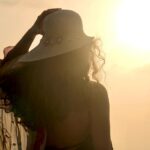 Tithi Raaj Instagram - Sea you at the Golden Hour ✨ . #golden #sea #waves #yacht #cruise #ship #boat #beach #breeze #blue #deep #water #sailing #skyline #horizon #marine #life #luxury #lifestyle #travel #travelblogger #goa